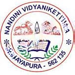 Nandini Vidyanikethana School logo