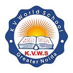 K V World School logo