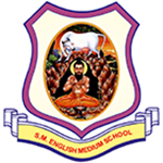 S M English Medium School logo