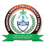 Soundarya Ambika Pre University College logo